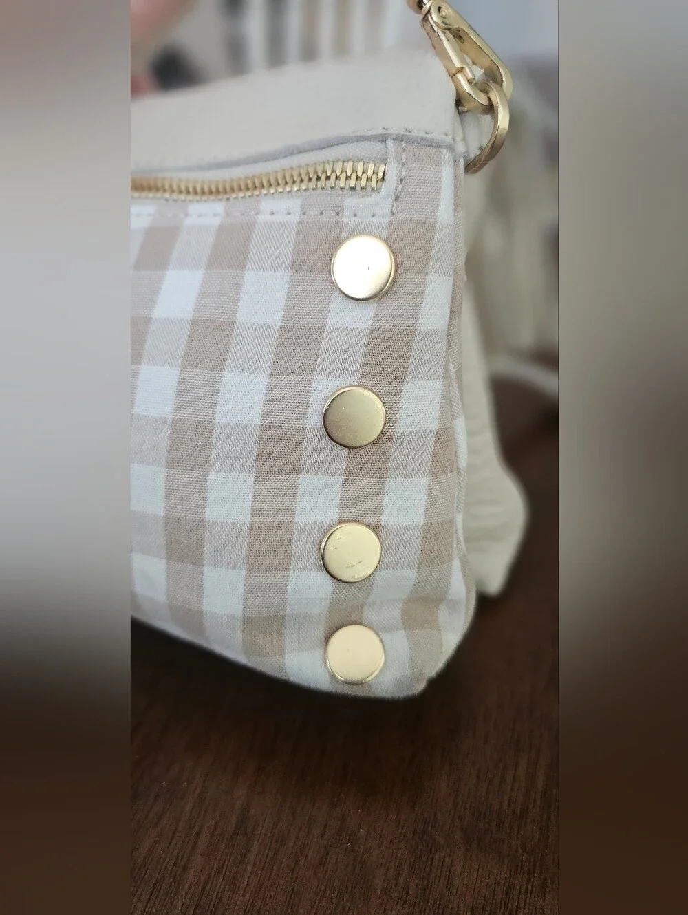 Hammitt Dillon | Dandelion Gingham​/​Brushed Gold | Small